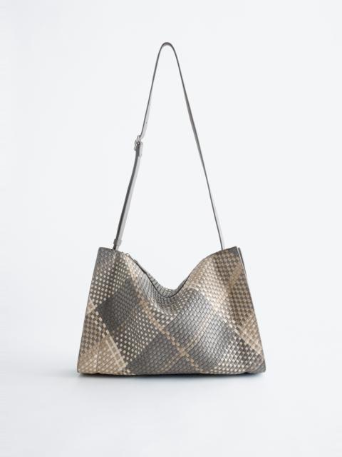 & Other Stories Braided Leather Crossbody Bag