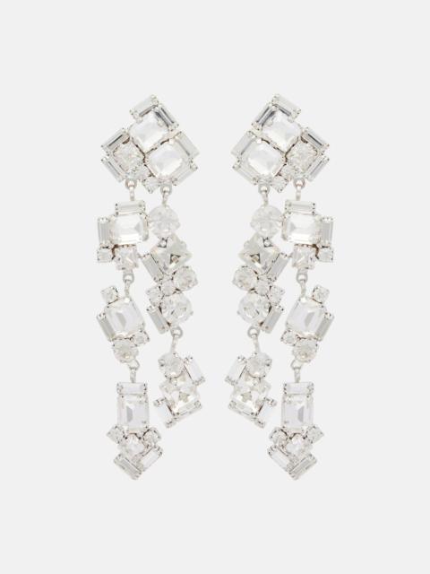 MAGDA BUTRYM Crystal-embellished drop earrings