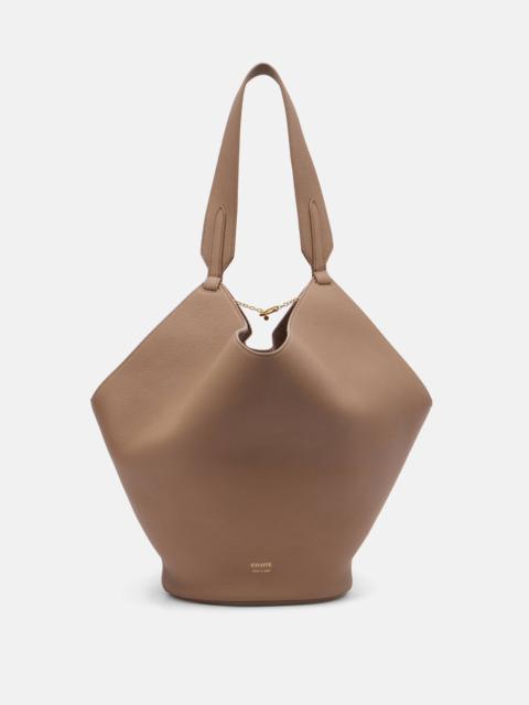 KHAITE Lotus Small leather tote bag