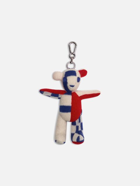 The Elder Statesman TES TEDDY KEYCHAIN CHARM