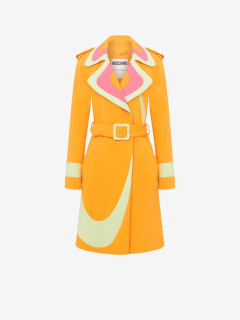 Moschino WAVES CADY TRENCH COAT