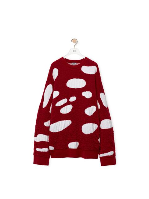 Loewe Mushroom sweater in technical wool