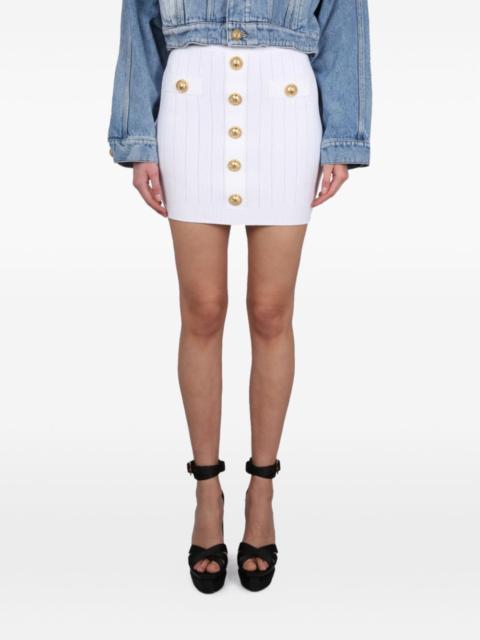 Balmain buttoned skirt
