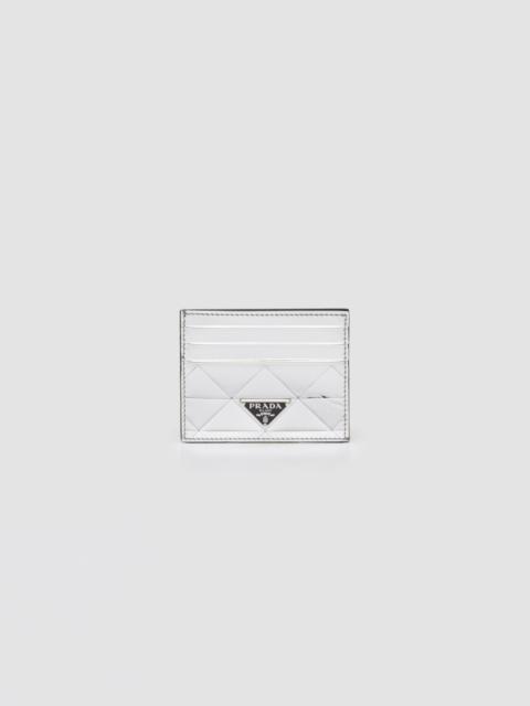 Prada Brushed leather card holder
