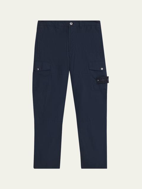 Stone Island Men's Cotton Straight Leg Cargo Pants