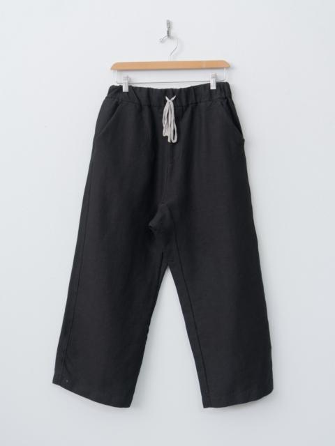 ALBUM DI FAMIGLIA Wide & Long Trousers DS - Black