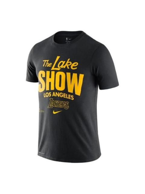 Nike Nike Los Angeles Lakers Mantra Dri-Fit NBA Short Sleeve Black CK8810-010