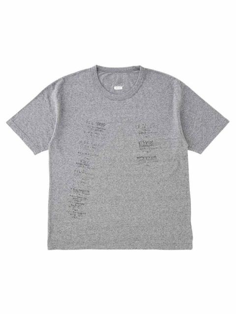 visvim JUMBO TEE S/S GREY