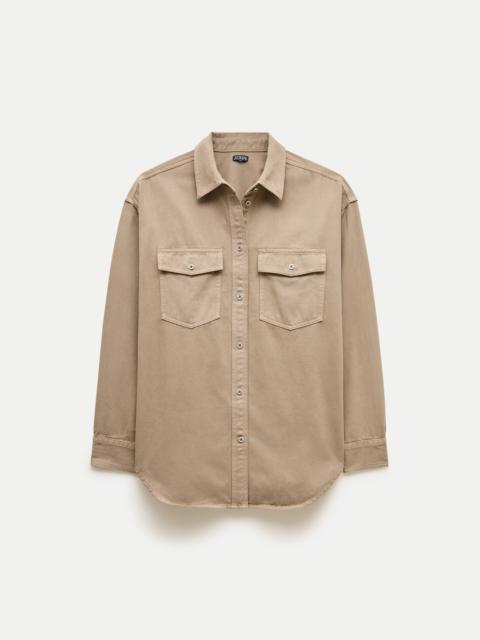 J.CREW Étienne oversized button-up shirt in cotton twill