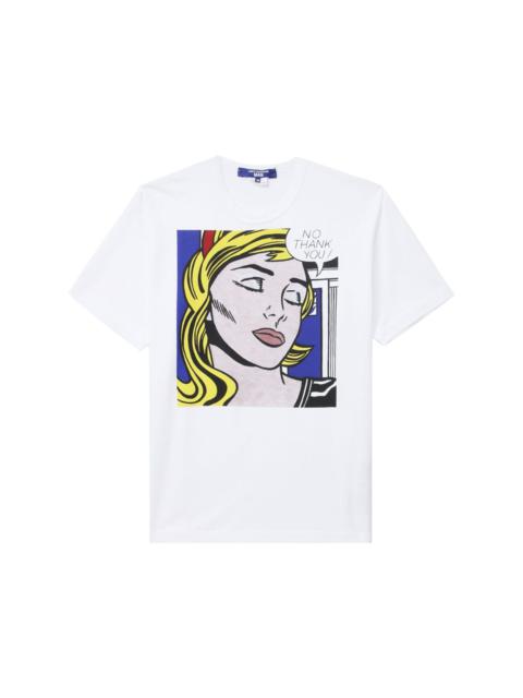 Roy Lichtenstein-print cotton T-shirt