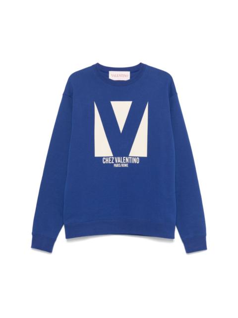 Valentino Chez Valentino-print sweatshirt