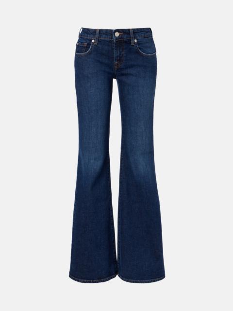 7 For All Mankind Low-rise flared jeans