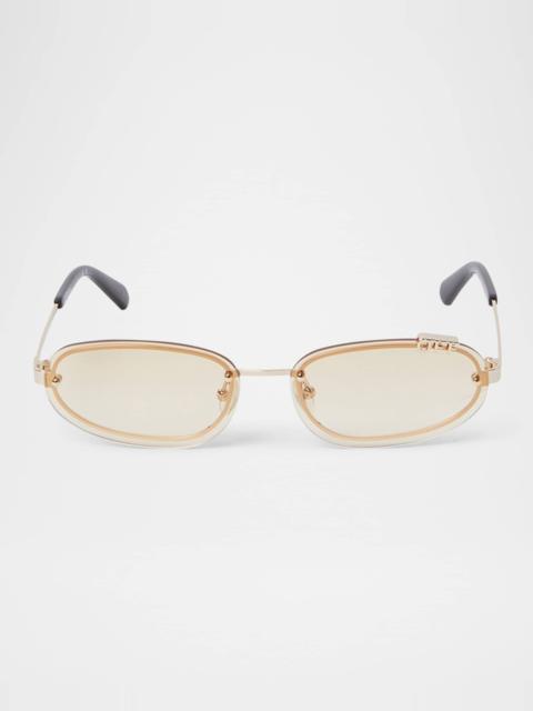 Off-White Miami Metal Oval Sunglasses