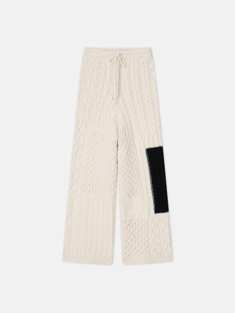 Nanushka Cable-Knit Pants