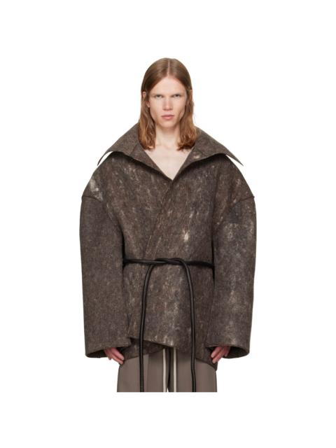 Rick Owens Black Tower Dracucollar Jacket