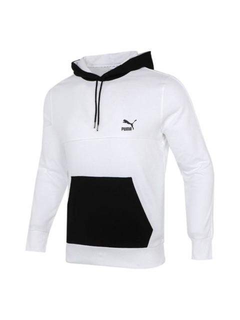 PUMA CLSX ColBlock Hoodie 'White' 534158-52