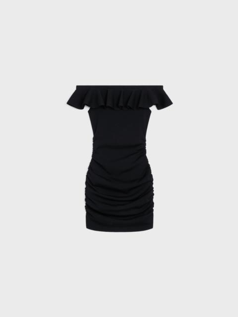 SHORT VISCOSE DRESS