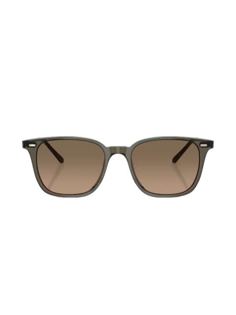 Oliver Peoples Laedin Polorized Sunglasses - Inkwell Sandstone