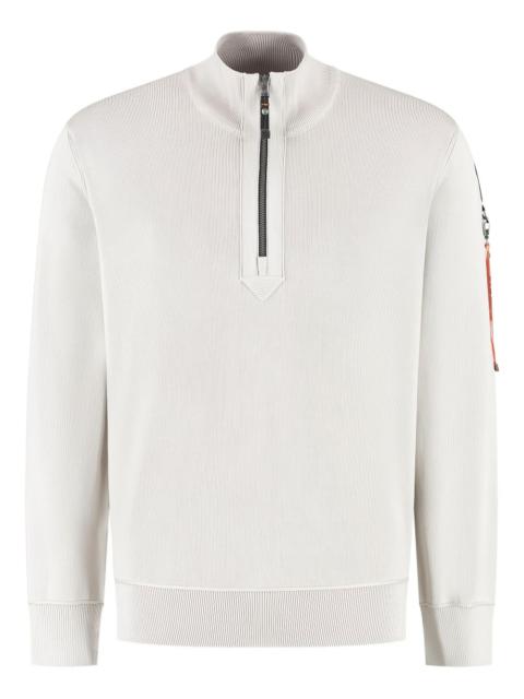 PARAJUMPERS half-zip ribbed sweater