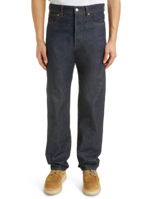 KENZO Asagao Straight Fit Nonstretch Denim Jeans
