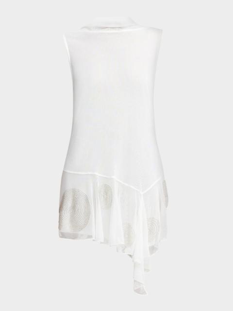 SIGNIFICANT OTHER Chelsea Beaded Draped Mini Dress