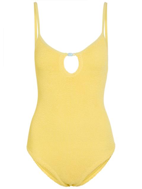 Hunza G Hunza G Mia Beaded Crinkle Swimsuit