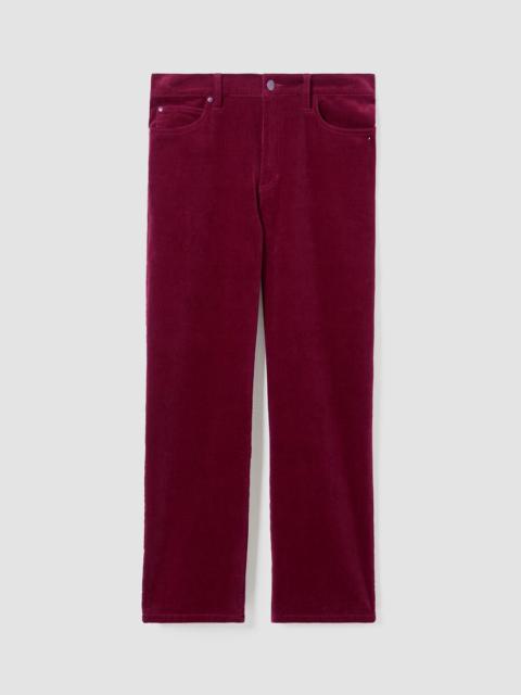 EILEEN FISHER Organic Cotton Stretch Corduroy Straight Pant