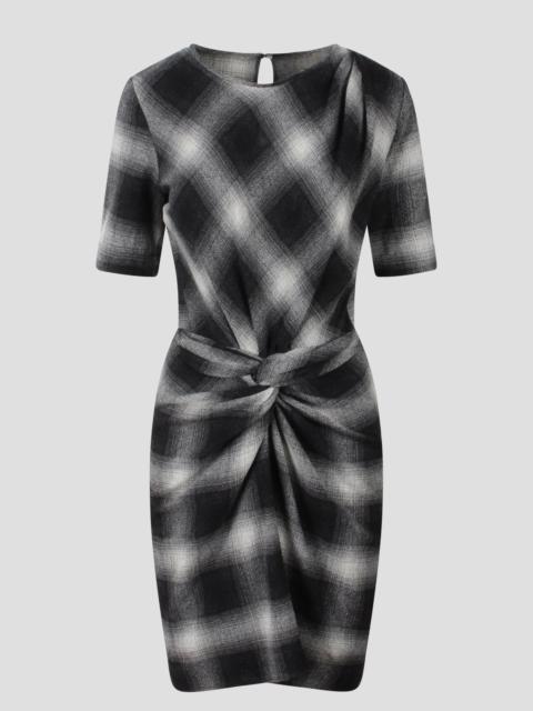 Isabel Marant Étoile Lacing checked dress