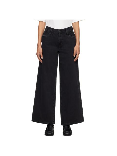 Black '94 Baggy Wide Leg Jeans