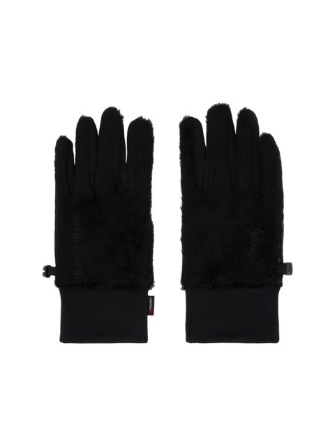 PALACE POLARTEC POWERSTRETCH GLOVES BLACK | REVERSIBLE