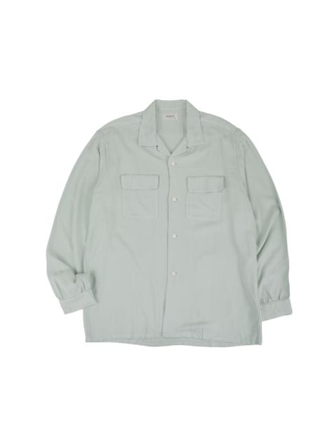 The Real McCoys MS26008 Open Collar Rayon Shirt Mint