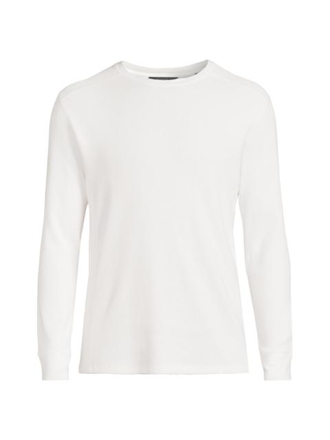 Vince Men's Thermal Crewneck Long-Sleeve T-Shirt - Off White