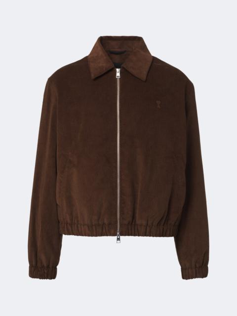 AMI Paris Ami de Coeur cotton corduroy blouson jacket