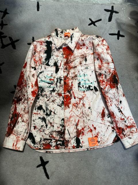 Raf Simons Raf Simons SS19 LA CA Paint Splatter Soto Shirt