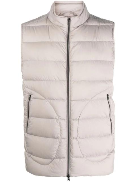 Herno padded zip-up down gilet