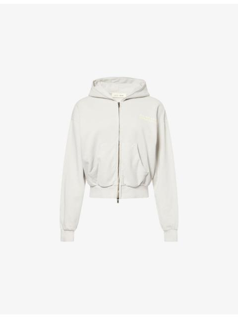 ESSENTIALS 90s Full-Zip Cotton-Jersey Hoody