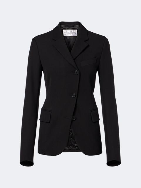 Acne Studios Asymmetric twill blazer