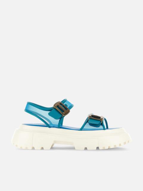 HOGAN Sandals Hogan H644 Light Blue
