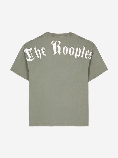 The Kooples T-SHIRT WITH GREEN LOGO ON BACK