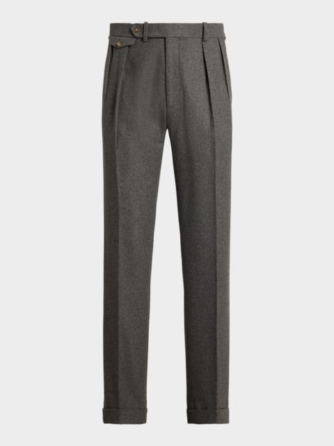 Ralph Lauren Men's Gregory Hand-Tailored Wool Trousers