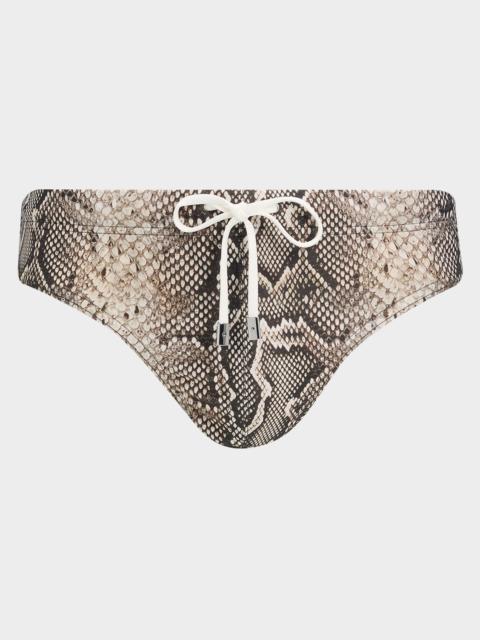 TOM FORD Men's Snake Jersey Swim Brief