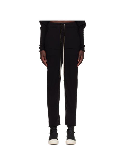 Rick Owens DRKSHDW Black Tower Pull On Sliced Pillar Maxi Skirt