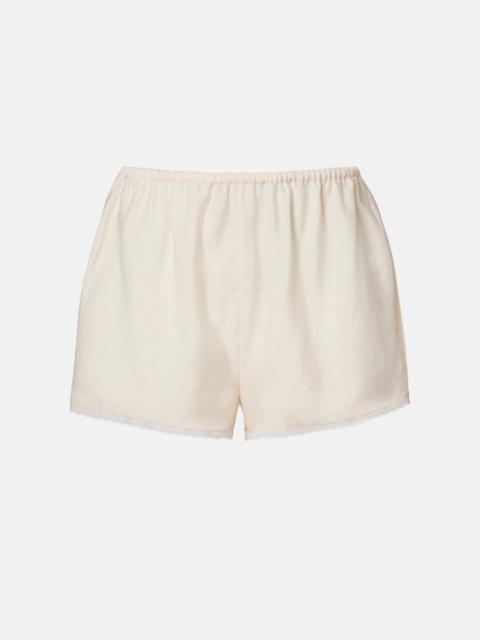 POSSE Perla lace-trimmed shorts