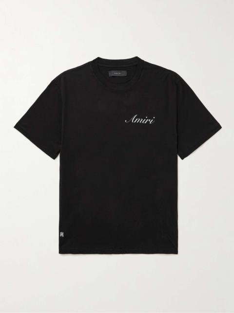 AMIRI Logo-Print Cotton-Jersey T-Shirt