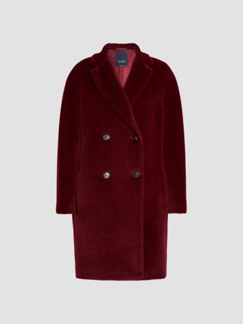 Max Mara Women's Alpaca and Wool Midi Coat - Bordeaux
