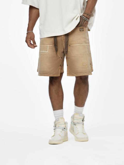 Kapital EASY FARMERREMAKE SHORTS (GOLD)