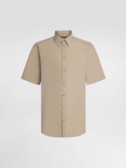 Dolce & Gabbana Extra fine poplin gold shirt