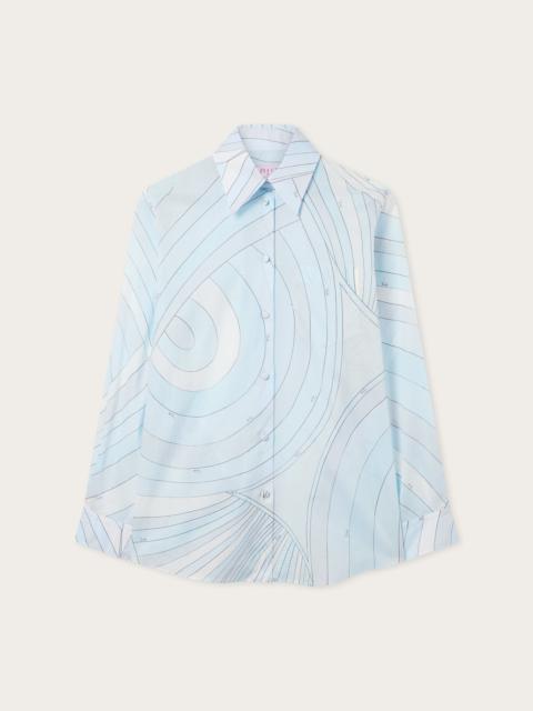 PUCCI IRIDE PRINT MUSLIN SHIRT