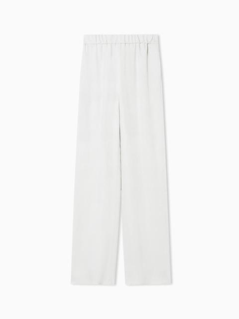 EMPORIO ARMANI ICON ARMURE VISCOSE TROUSERS