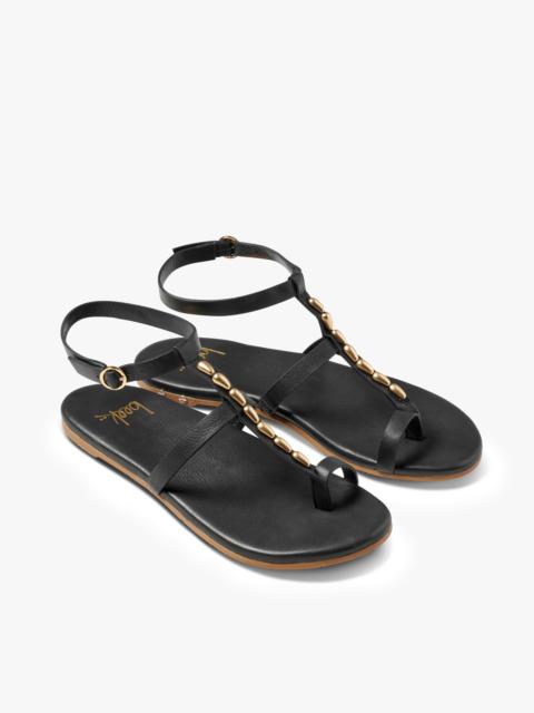 beek Goldenbird Beaded Leather Sandal
